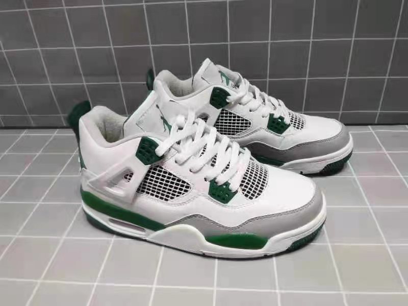 Air Jordan 4 OG White Grey Green